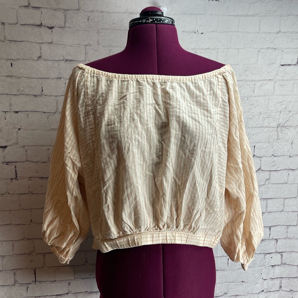 Anthropologie Holding Horse Aria off the shoulder blouse size small